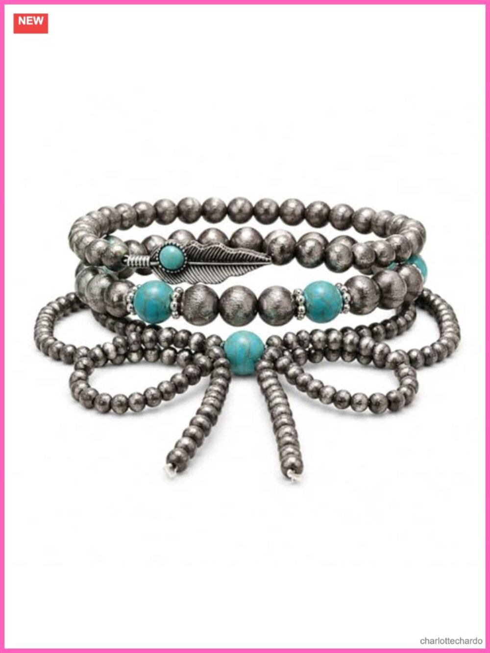 3Pc Navajo Pearl Turquoise Bracelet Stack Boho Cowgirl Western Jewelry